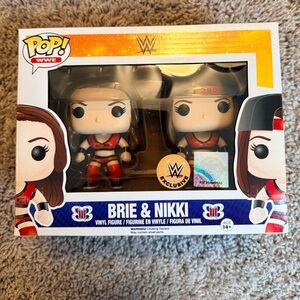 Funko Pop! Exclusive WWE Brie & Nikki Bella Figures - Red and Black